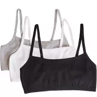 Fruit of the Loom Women's Spaghetti Strap Cotton Pullover Sports Bra