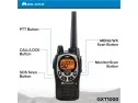 Midland 50 Channel Waterproof Gmrs Two-way Radio - Long Range Walkie Talkie With 142 Privacy Codes, Sos Siren, And Noaa Weather Alerts And Weather Scan (black/silver, Pair Pack)