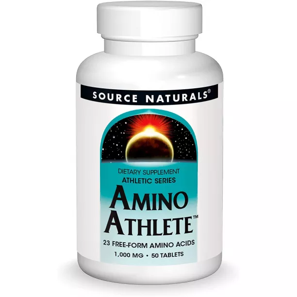 Source Naturals Amino Athlete 1000 Mg Tablet, 50 Count