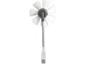 Arctic Breeze Mobile - Mini Usb Desktop Fan With Flexible Neck, Portable Desk Fan For Home, Office, Silent Usb Fan, Fan Speed: 1700 Rpm - White