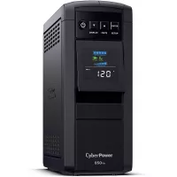 CyberPower CP850PFCLCD PFC Sinewave UPS System, 850VA/510W, 10 Outlets, AVR, Mini-Tower, Black