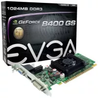 EVGA 1GB GeForce 8400 GS DirectX 10 64-Bit DDR3 PCI Express 2.0 x16 HDCP Ready Video Card Model 01G-P3-1302-LR