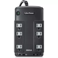 CyberPower CP350SLG Standby UPS System, 350VA/255W, 6 Outlets, Compact
