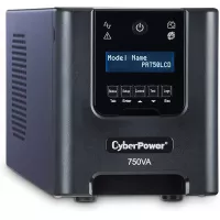 CyberPower PR750LCD Smart App Sinewave UPS System, 750VA/525W, 6 Outlets, AVR, Mini-Tower