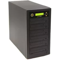 Acumen Disc 1 to 5 DVD CD Duplicator - Multiple Discs Copier Tower Machine with 24x Writers Burners Drives (Standalone Audio Video Copy Duplication Device Unit)