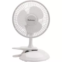 Holmes Convertible Desk & Clip Fan, White HCF0611A-WM