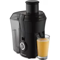 Hamilton Beach Juicer Machine, Big Mouth 3” Feed Chute, Centrifugal, Easy to Clean, BPA Free, 800W, (67601A), Black