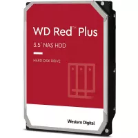Western Digital 4TB WD Red Plus NAS Internal Hard Drive HDD - 5400 RPM, SATA 6 Gb/s, CMR, 64 MB Cache, 3.5" - WD40EFRX