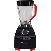 Oster Versa Blender | 1400 Watts | Stainless Steel Blade | Low Profile Jar | Perfect for Smoothies, Soups, Black