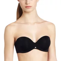 Calvin Klein Women's Naked Glamour Strapless Push Up Bra