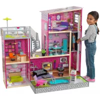 KidKraft Uptown Dollhouse with Furniture (49.25" x 25.25" x 46.25")