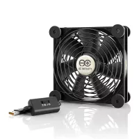 AC Infinity MULTIFAN S3, Quiet 120mm USB Fan, UL-Certified for Receiver DVR Playstation Xbox Computer Cabinet Cooling