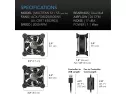 Ac Infinity Multifan S5, Quiet Dual 80mm Usb Fan, Ul-certified For Receiver Dvr Playstation Xbox Computer Cabinet Cooling