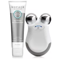 NuFACE Mini Petite Facial Toning Device, Mini Device + Hydrating Leave-On Gel Primer, Handheld Skin Care Device to Lift Contour Tone Skin + Reduce Look of Wrinkles, FDA-Cleared At-Home System