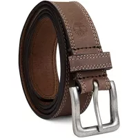 Timberland Men's Classic Leather Jean Belt 1.4 Inches Wide (Big & Tall Sizes Available)