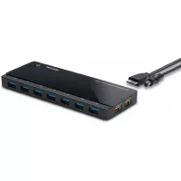 TP-Link Powered USB Hub 3.0 with 7 USB 3.0 Data Ports and 2 Smart Charging USB Ports. Compatible with Windows, Mac, Chrome & Linux OS, with Power On/Off Button, 12V/4A Power Adapter(UH720)