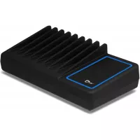 SIIG 90W Smart 10-Port USB Charging Station with Non-Slip Padded Deck and LED Ambient Light for Smartphones, Tablets, and Many Other Compatible USB Powered Devices (Black)