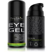 TruSkin Eye Gel Advanced Formula, Plant Based with Hyaluronic Acid and Vitamin E