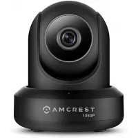 Amcrest ProHD 1080P WiFi Camera 2MP (1920TVL) Indoor Pan/Tilt Security Wireless IP Camera IP2M-841B (Black)