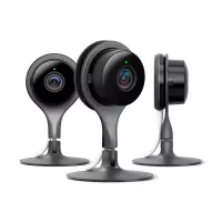 Google Nest Cam Indoor 3 Pack - Wired Indoor Camera for Home Security - Control with Your Phone and Get Mobile Alerts - Surveillance Camera with 24/7 Live Video and Night Vision