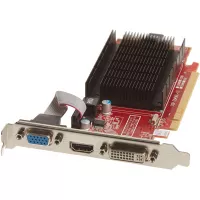 VisionTek Radeon 5450 1GB DDR3 (DVI-I, HDMI, VGA) Graphics Card - 900860, Red/Blace
