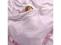 Custom Catch Personalized Baby Blanket For Girls - Pink - Newborn Or I..