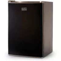 BLACK+DECKER BCRK25B Compact Refrigerator Energy Star Single Door Mini Fridge with Freezer, 2.5 Cubic Feet, Black