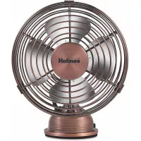 HOLMES Heritage 4-Inch Mini USB Desk Fan, Brushed Copper