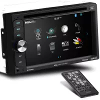 BOSS Audio Systems BV9351B Car DVD Player - Double Din, Bluetooth Audio and Calling, 6.2 Inch LCD Touchscreen Monitor, MP3 Player, CD, DVD, MP3, USB, SD, Auxiliary Input, AM FM Radio Receiver, Black