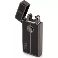 Tesla Coil Lighters USB Rechargeable Windproof Dual Arc Lighter (Gun Metal)