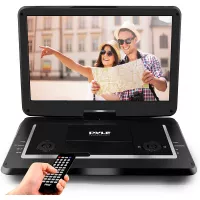 Pyle 17.9” Portable DVD Player, With 15.6 Inch Swivel Adjustable Display Screen, USB/SD Card Memory Readers, Long Lasting Built-in Rechargeable Battery, Stereo Sound with Remote. (PDV156BK)