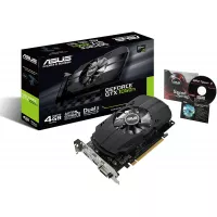 Asus GeForce GTX 1050 Ti 4GB Phoenix Fan Edition DVI-D HDMI DP 1.4 Gaming Graphics Card (PH-GTX1050TI-4G) Graphic Cards