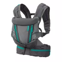 Infantino Carry On Carrier - Ergonomic, Expandable, face-in and face-Out, Front and Back Carry for Newborns and Older Babies 8-40 lbs