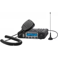 Midland - MXT115, 15 Watt GMRS MicroMobile Two-Way Radio - 8 Repeater Channels, 142 Privacy Codes, NOAA Weather Scan + Alert & External Magnetic Mount Antenna (Single Pack) (Black)