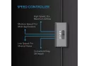 Ac Infinity Multifan S7-p, Quiet Dual 120mm Ac-powered Fan With Speed Control, Ul-certified For Receiver Dvr Playstation Xbox Component Cooling