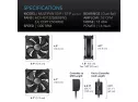 Ac Infinity Multifan S7-p, Quiet Dual 120mm Ac-powered Fan With Speed Control, Ul-certified For Receiver Dvr Playstation Xbox Component Cooling