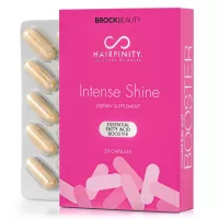 Hairfinity Intense Shine Essential Fatty Acid Booster for Dry, Damaged Hair - Omega 6 Supports Shine and Elasticity for Healthy Hair Growth and Boosts Hair Vitamins - 30 capsules (1 month supply)