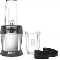 Ninja BL480D Nutri 1000 Watt Auto-IQ Base for Juices, Shakes & Smoothies Personal Blender, 18 and 24 Oz, Black/Silver