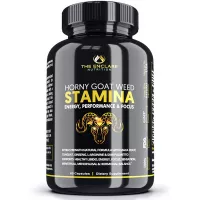 Premium Horny Goat Weed Extract for Men & Women - Maca Root, L-Arginine, Tongkat, Ginseng, Saw Palmetto. 1000mg Epimedium Icariins. Immune Support, Stamina, Energy Pills, Performance Herbal Supplement