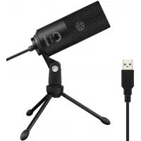 USB Microphone,Fifine Metal Condenser Recording Microphone for Laptop MAC or Windows Cardioid Studio Recording Vocals, Voice Overs,Streaming Broadcast and YouTube Videos-K669B
