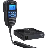 Uniden CMX760 Bearcat Off Road Series Compact Mobile CB Radio, 40-Channel Operation, Ultra-Compact for Easy Mounting, Large 7-Color Backlit LCD Display on Mic with Built-in Speaker Mic, Black