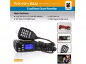 Radioddity Db25 Pro Dual Band Quad-standby Mini Mobile Car Truck Radio..