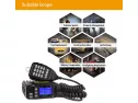 Radioddity Db25 Pro Dual Band Quad-standby Mini Mobile Car Truck Radio..