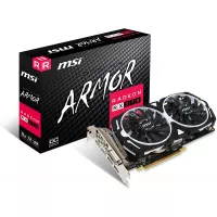 MSI Gaming Radeon RX 570 256-bit 8GB GDRR5 DirectX 12 VR Ready CFX Graphcis Card (RX 570 ARMOR 8G OC)