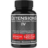 PherLuv IV Extensions Testosterone Enlargement Booster Increases Energy, Mood and Stamina All Natural Performance Supplement for Men