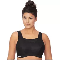 Glamorise Women's Elite Performance Full Figure Wirefree Camisole Plus Size Back Close Sports Bra #1067