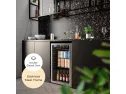 Homelabs Beverage Refrigerator And Cooler - 120 Can Mini Fridge With G..