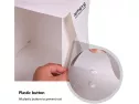 Mini Photo Studio Box, 9 X 9 Inches Shooting Tent Kit, Foldable Photography Booth With 2 X 20 Led Beads + 6 Colors Backdrops