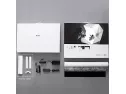 Foldio3 + Halo Bars (25" All-in-one Portable Foldable Photo Shooting Studio Light Box With Led Lightning Kit) By Orangemonkie