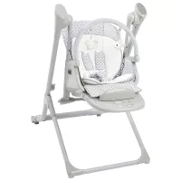 Primo 2-in-1 Smart Voyager Convertible Infant Swing and High Chair with Bluetooth, Grey